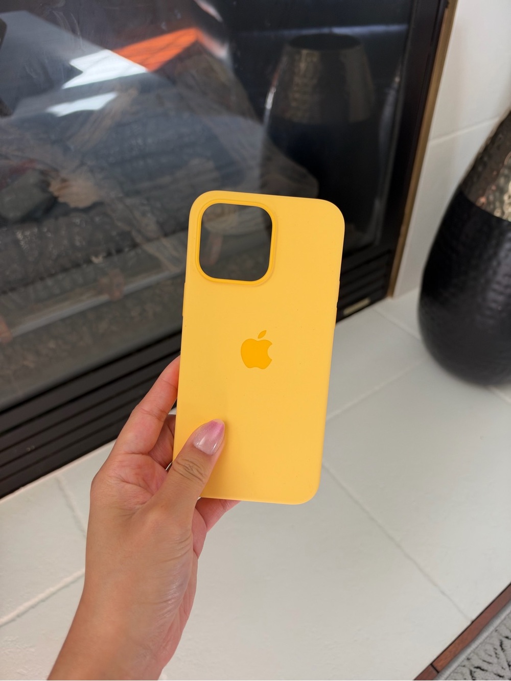 Apple Yellow Silicone Case